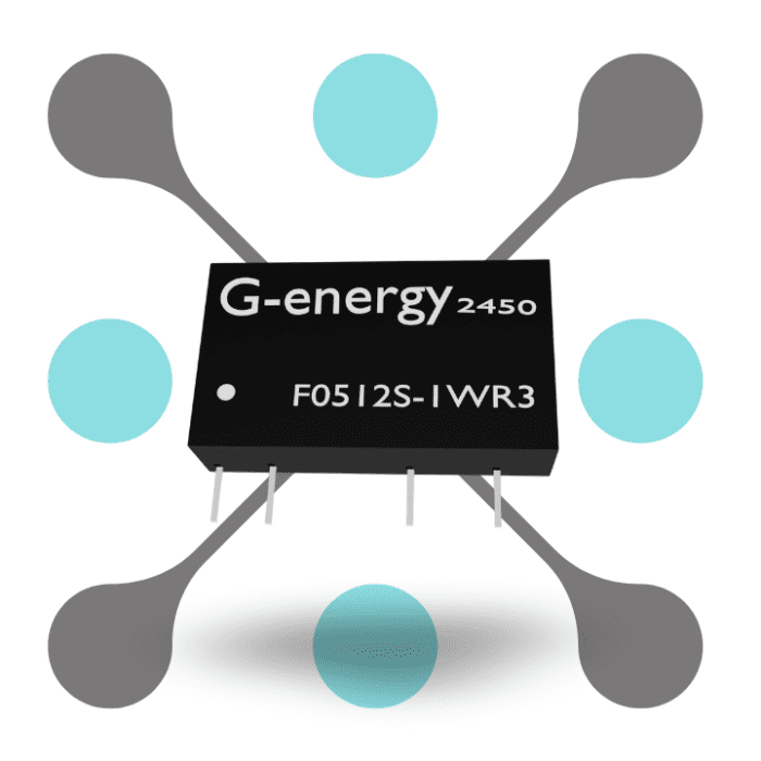roboway F0512S-1WR3 5V to 12V 83mA 1W Dc Dc Converter