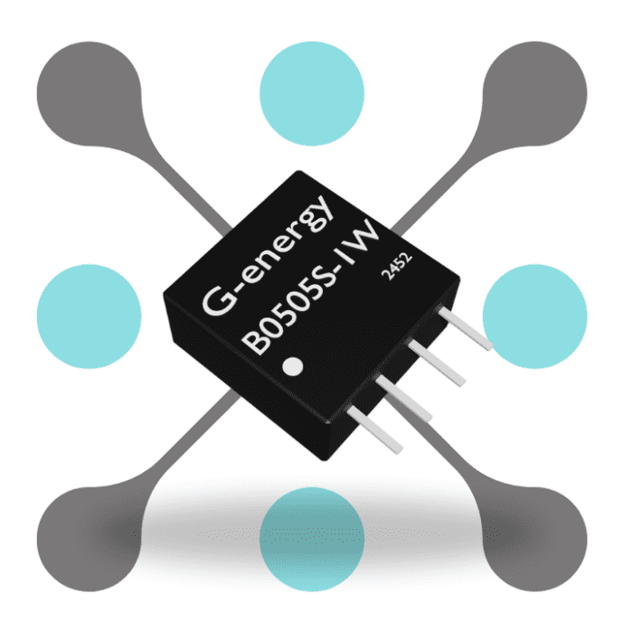 thumbnail image 2 of B0505S-1W DC-DC Isolated Power Module 5V Input/Output – For RS232/485 – 20mHz 2 of 3
