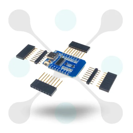 roboway Type-C ESP8266 ESP-12F NodeMcu Mini D1 WeMos Lua 4M Bytes WLAN WiFi Internet Development Board for Arduino Compatible with WeMos D1 Mini