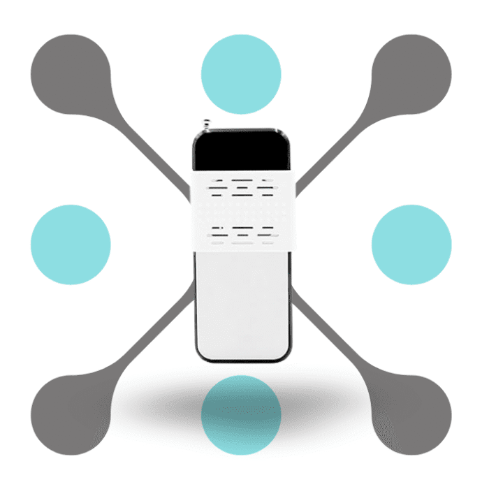 roboway 433MHZ 4 Button Rf Remote Control With Antenna
