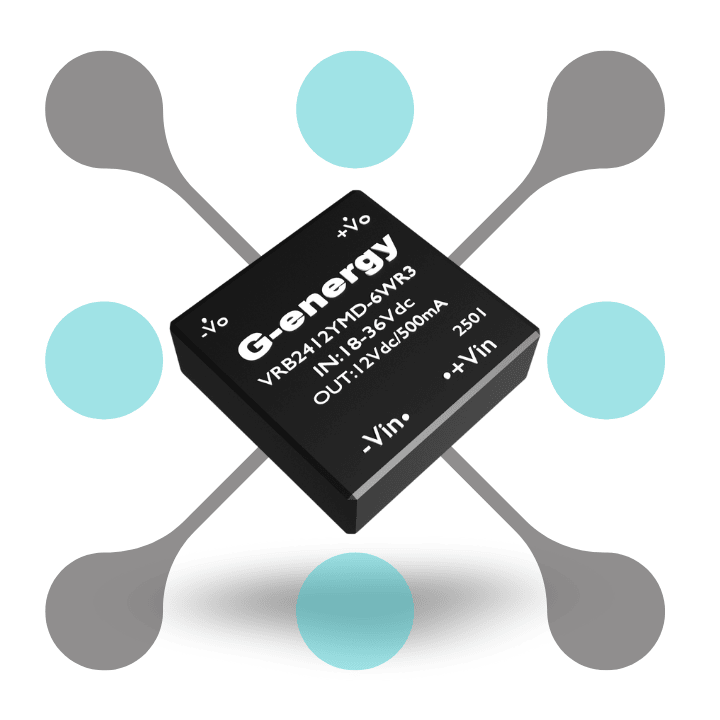 roboway G-Energy VRB2412YMD-6WR3 18-36V to 12V 6W 500mA Isolated Dc Dc Converter DIP Package Power Module