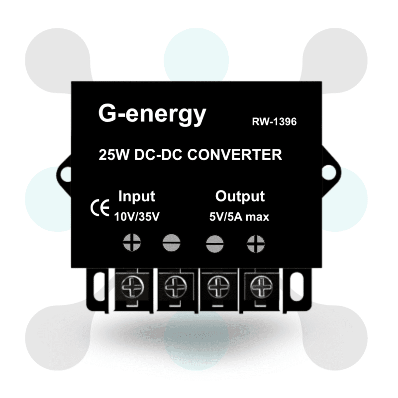 G-Energy DC 12V 24V TO 5V 5A 25W Dc Dc Converter