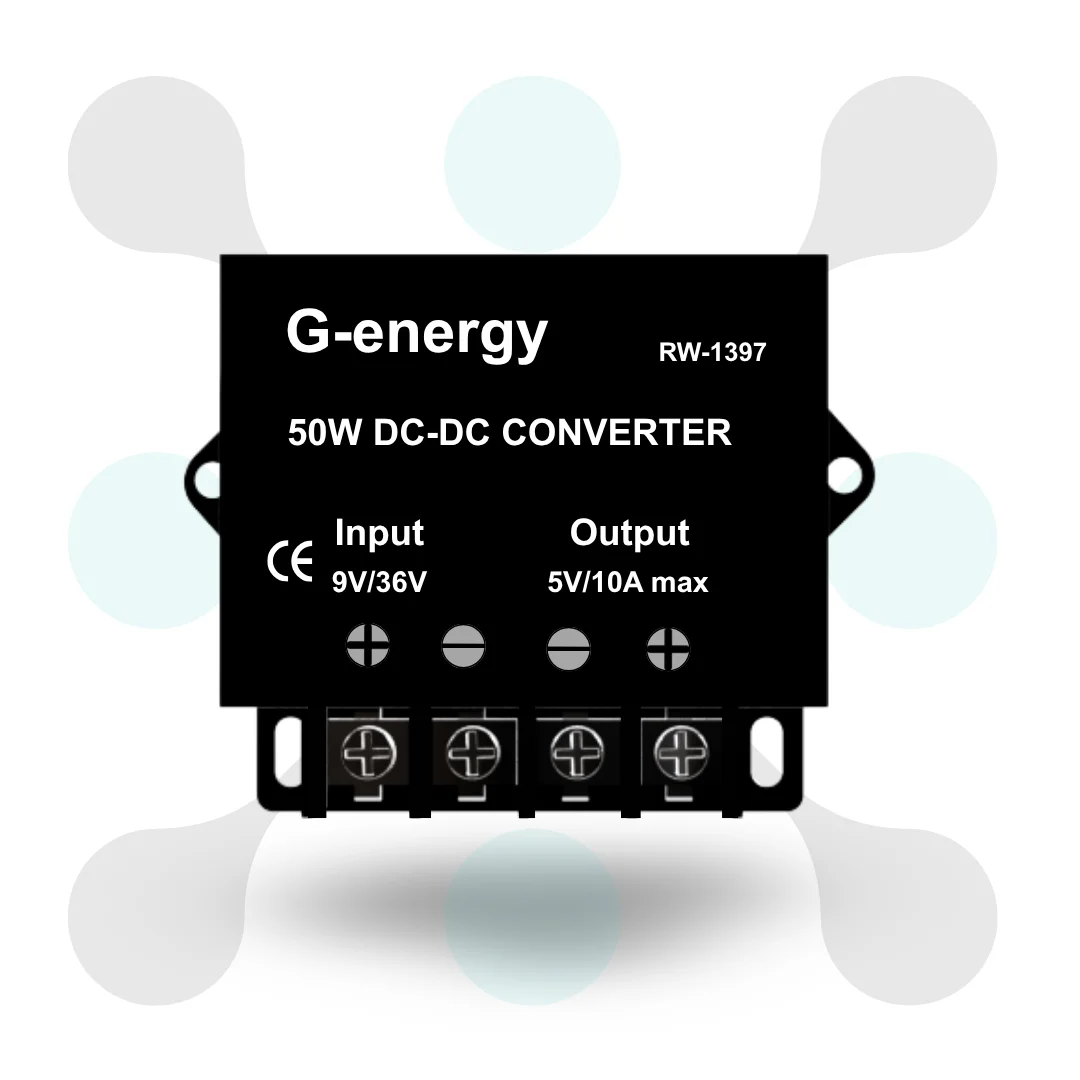 G-Energy GESPSD240510 12V 24V To 5V 10A 50W Dc To Dc Voltage Converter G-Energy GESPSD240510 12V 24V To 5V 10A 50W Dc To Dc Voltage Converter