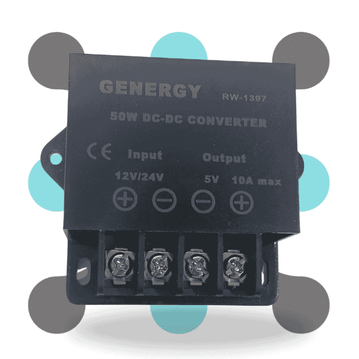 roboway G-Energy DC 12V 24V TO 5V 10A 50W Dc Dc Converter