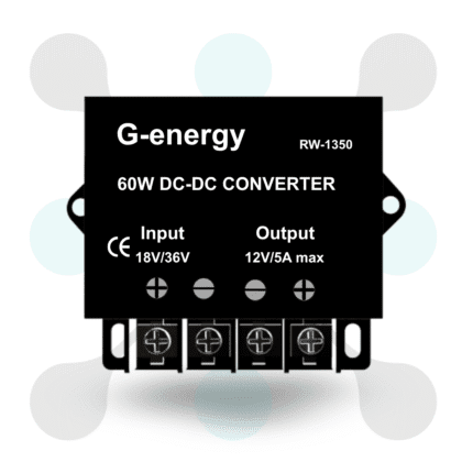 G-Energy DC 24V TO 12V 5A 60W DC DC Converter