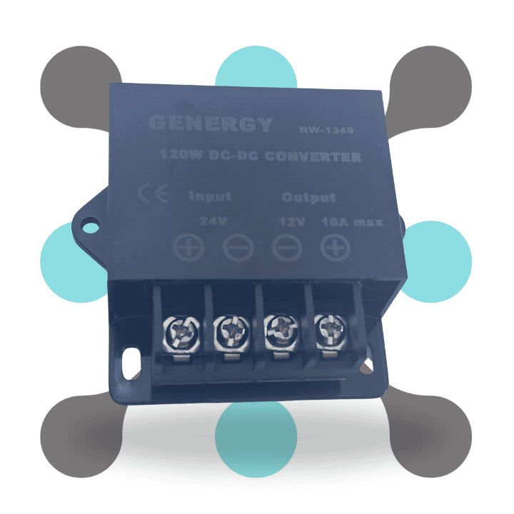 roboway G-Energy DC 24V TO 12V 10A 120W DC DC Conveter