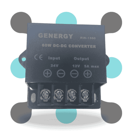 roboway G-Energy DC 24V TO 12V 5A 60W DC DC Converter