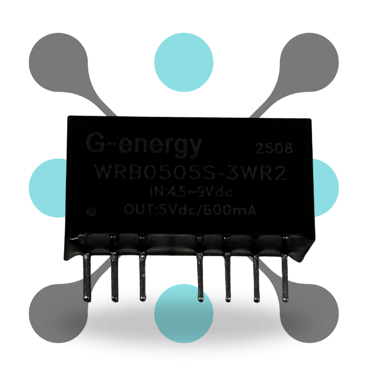 roboway G-energy WRB0505S-3WR2 5V to 5V 3W 666mA Dc Dc Converter Isolated Buck Boost Moudle