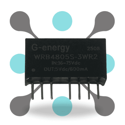 roboway G-energy WRB4805S-3WR2 48V to 5V 3W 666mA Dc Dc Converter Isolated Boost Moudle