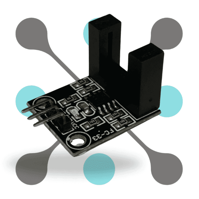 roboway LM393 Photoelectric Counting Sensor 15mm Infrared Slot Sensor Module