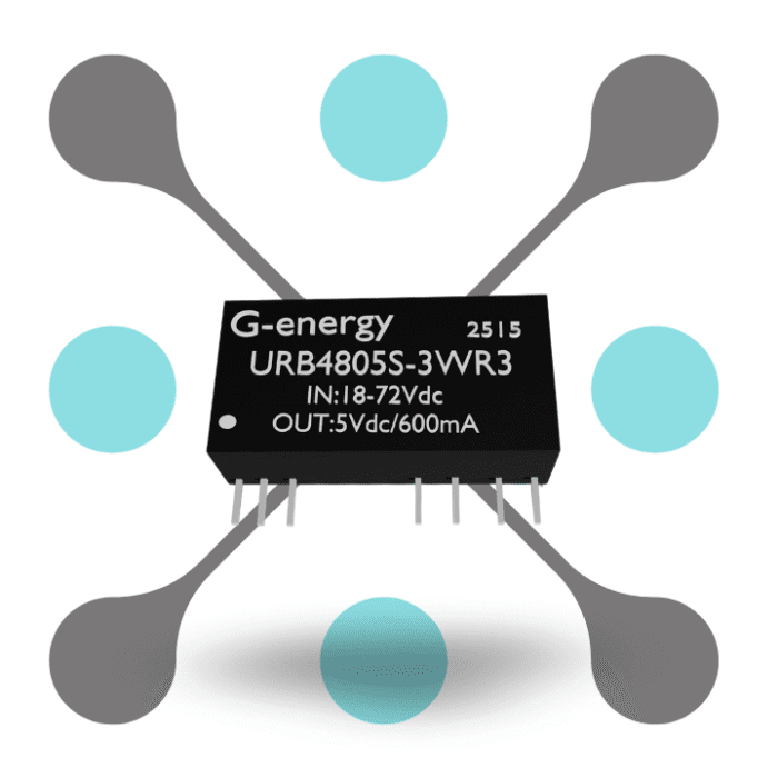roboway G energy URB4805S-3WR3 24V-36V-48V-72V To 5V 3W Dc-Dc Converter Isolated Power Supply Module SIP Package