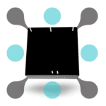 roboway 24V to 12V Isolated DC-DC Converter Module 6W 250mA