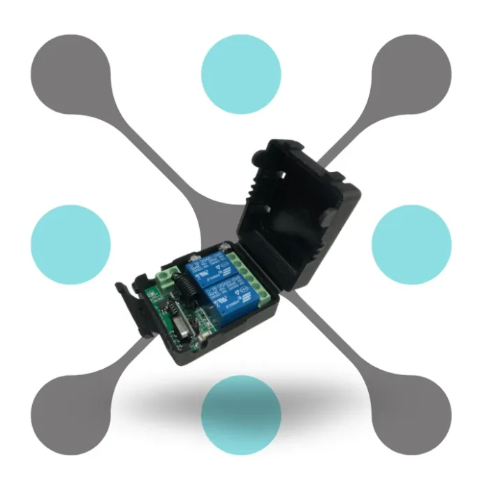roboway-433MHz EV1527 2 Channel RF Relay Kit