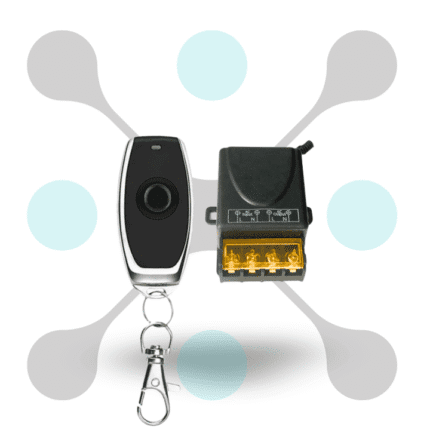 roboway 433MHz RF Control Kit with AC220V Relay and EV1527 100m One Button Remote