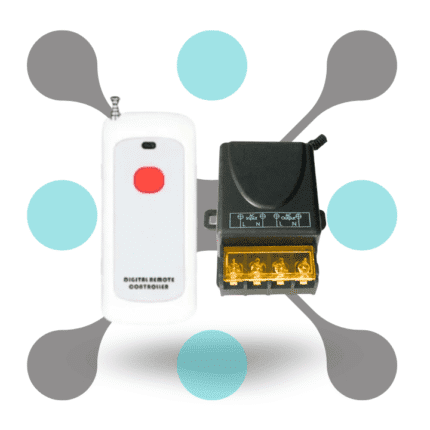 roboway 433MHz Wireless Control Kit with AC 220V Relay and EV1527 One Button Remote