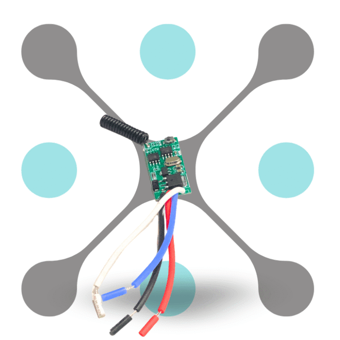 roboway Qiachip 433MHz Wireless RF Receiver Module with MOSFET Output