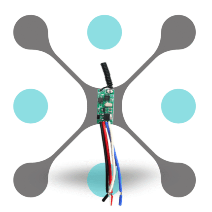 roboway Qiachip 433MHz Wireless RF Receiver Module with MOSFET Output