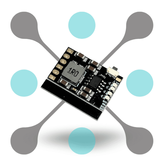 roboway USB 5V 2A Power Bank Module for 3.7V 4.2V Li-ion Battery with Voltage Indicator