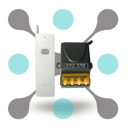 roboway Wireless Switching Kit with 433MHz AC Relay and 12V 500m Remote Controller