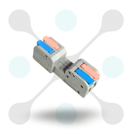 roboway PCT-SPL 22 Pole Wire Connector 2 in 2 out lock lever for Cable Connection