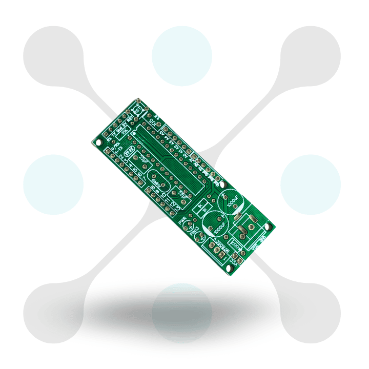 roboway ATMEGA328 Or Atmega 8 Breakout Board Pcb Only With 7-12V Input Support ET5860
