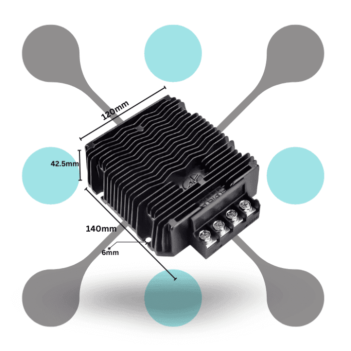 roboway 12V To 48V 20A 960W DC DC Converter