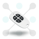 roboway RF 433MHz 4 button remote control