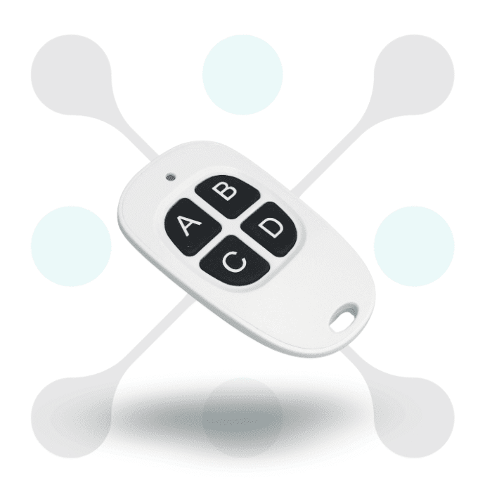 roboway RF 433MHz 4 button remote control