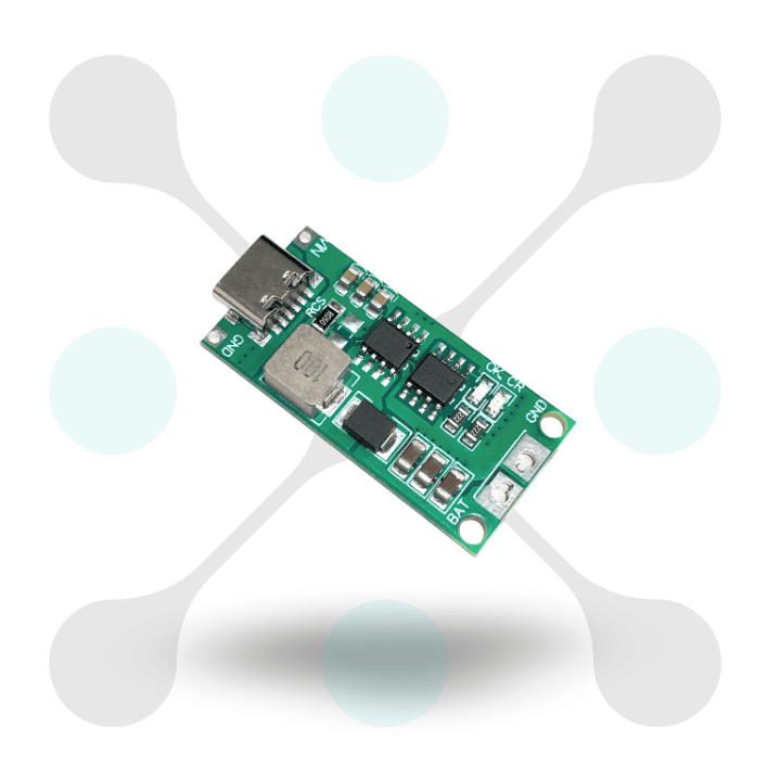 roboway Type C BMS 4S 4A 18650 8.4V Lithium Battery Charger Board for Li-Polymer Battery