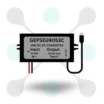 G-energy GEPSD24053C 12V 24V To 5V 3A 15W Type-C Output Dc To Dc Converter