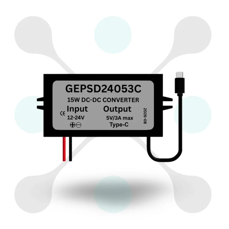 G-energy GEPSD24053C 12V 24V To 5V 3A 15W Type-C Output Dc To Dc Converter