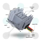 G-energy 60V To 48V 2A 96W Dc To Dc Converter