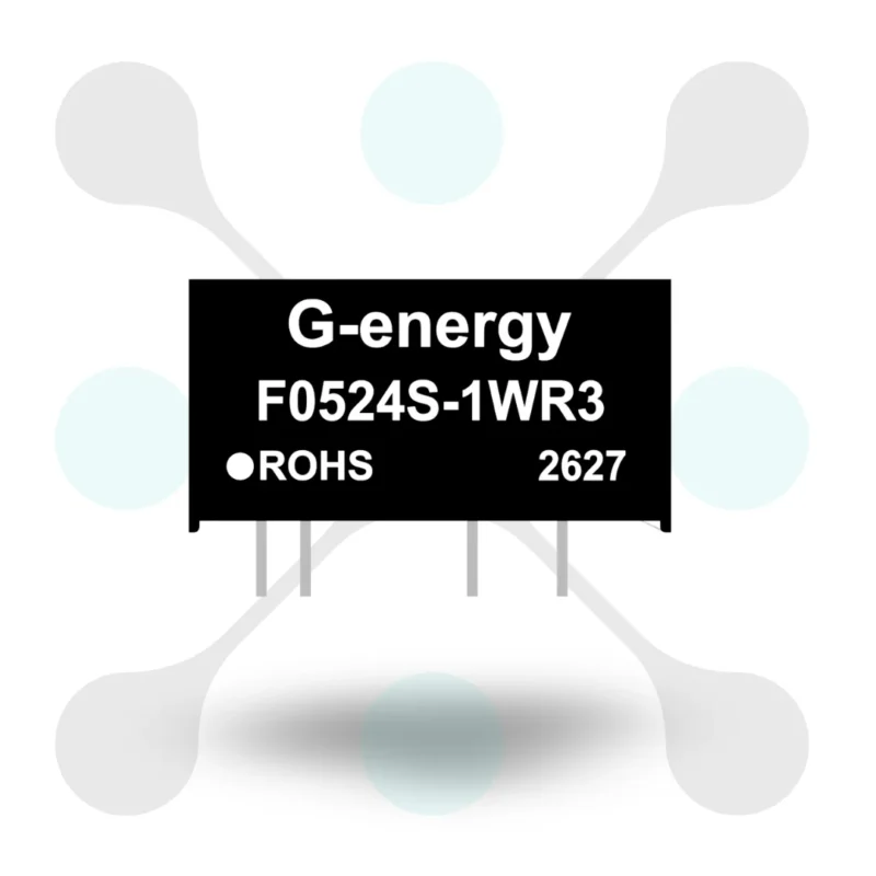 G-energy F0524S-1WR3 5V To 24V 1W Dc To Dc Converter SIP Package IP68 Module